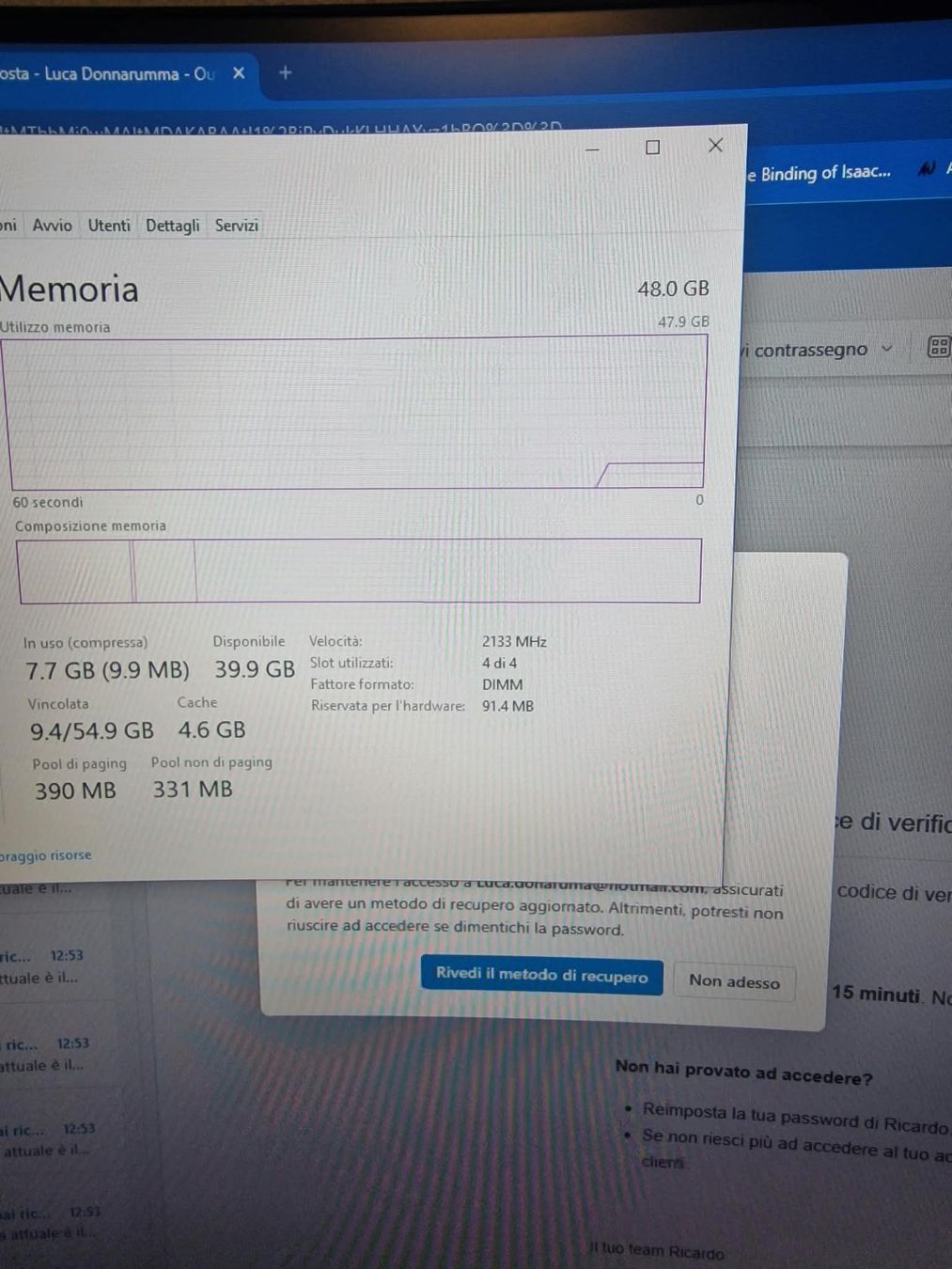 PC: Gaming PC RTX 3070 TI 8gb – Usato da Arbon venduto da LucaItaliano 3