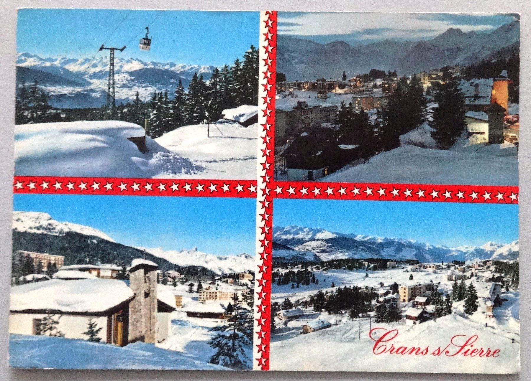 Ansichtskarten: Crans-sur-Sierre – Gebraucht aus Fétigny von Billy2miny
