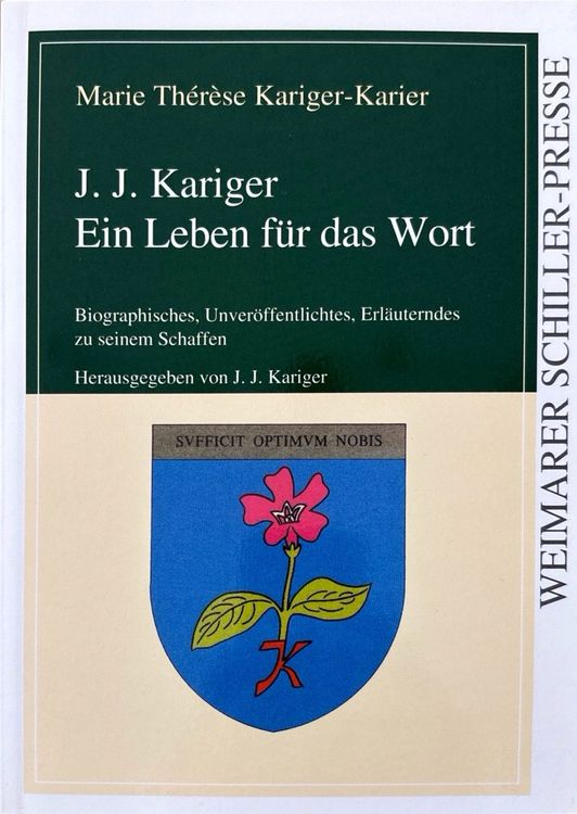 J. J. Kariger Ein Leben für das Wort (Neu (gemäss Beschreibung)) in ...