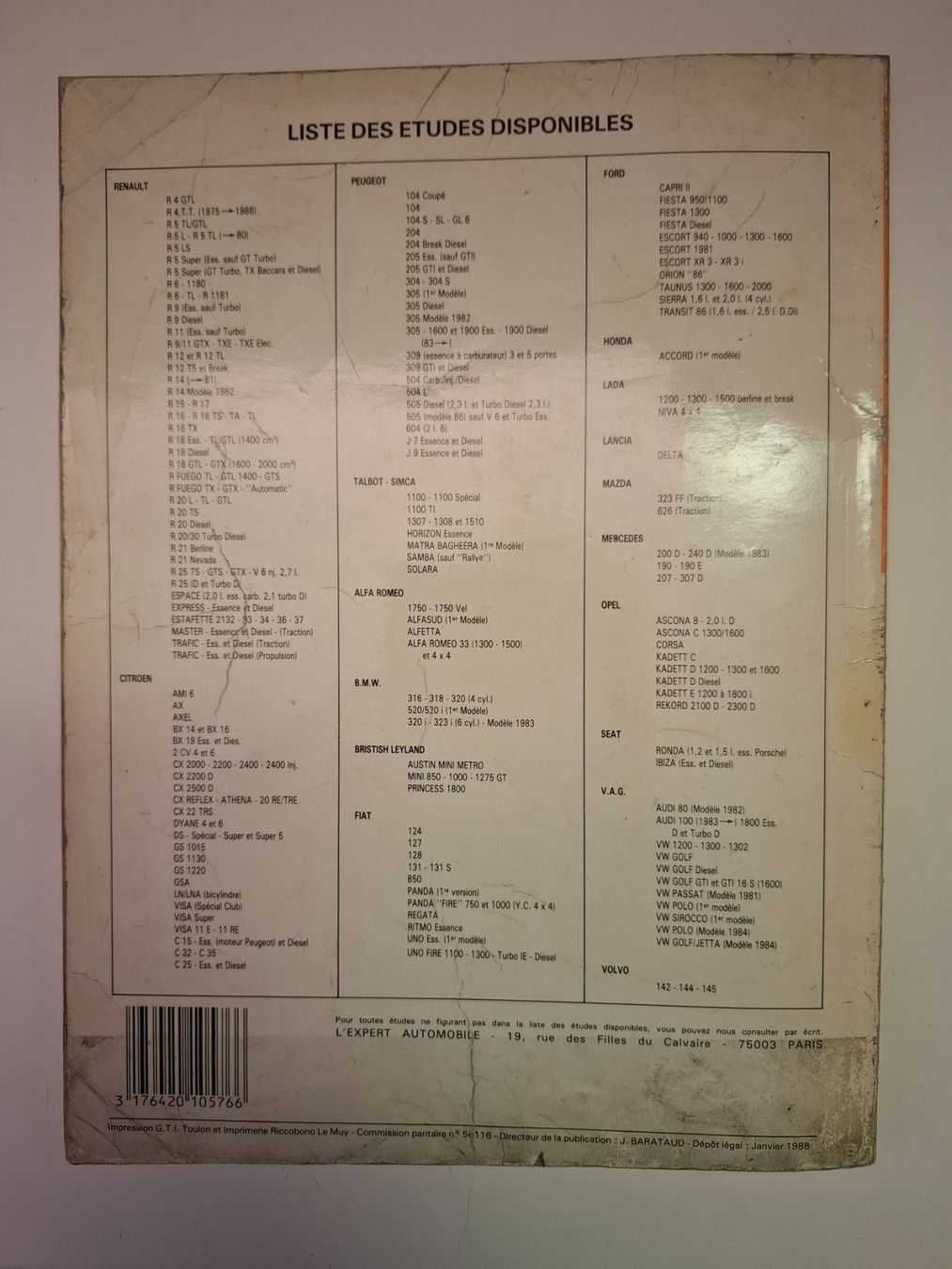 Riviste & Magazine: Revue Technique Automobile - CITROEN C 32 et C 35 – Usato da Genève venduto da fab_x7q2 1