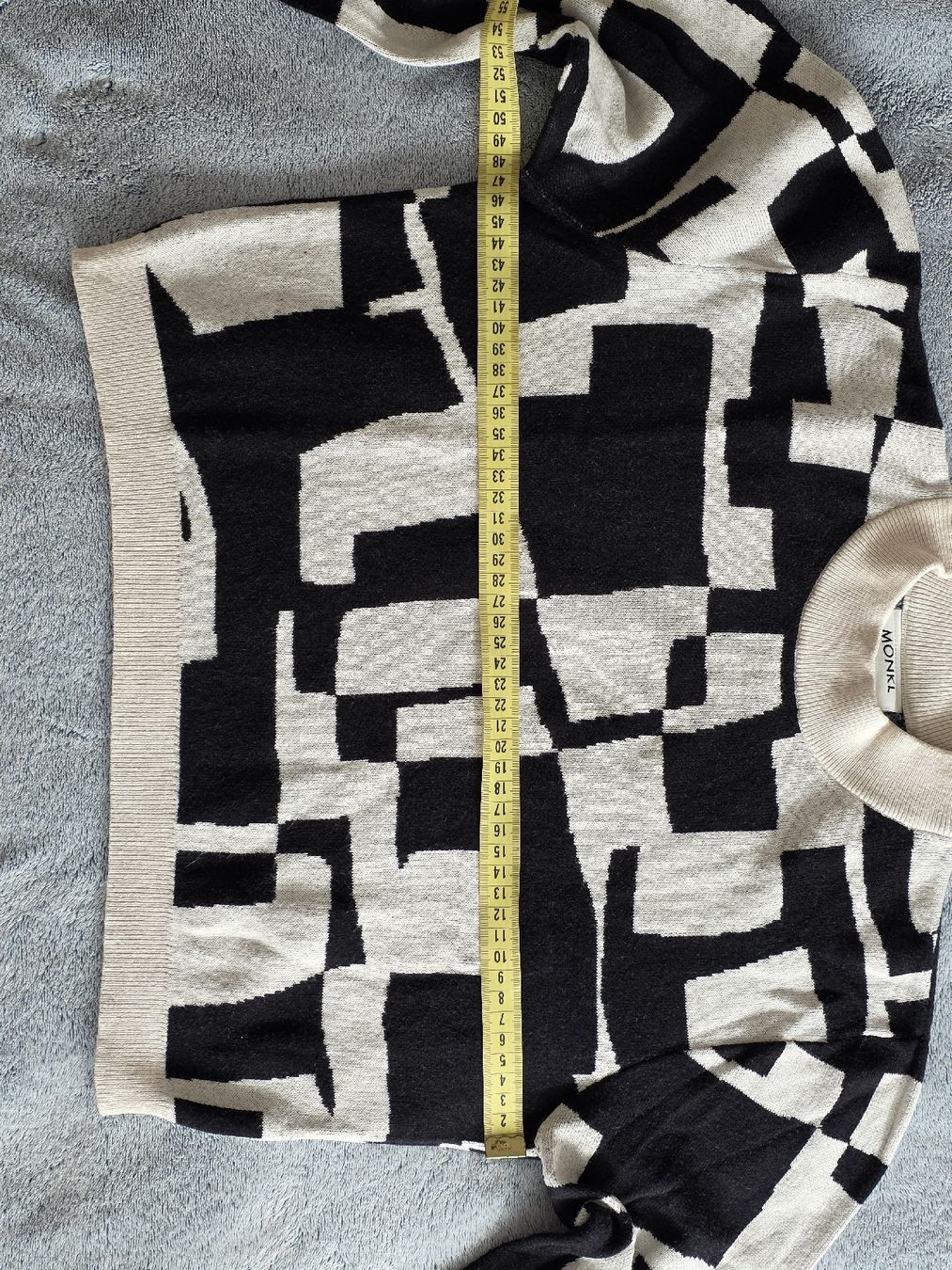 Monki Maglioni & Felpe: Monki Pullover, schwarz beige gemustert, Grösse M – Nuovo (secondo la descrizione) da St Gallen venduto da vir_5kgt 2