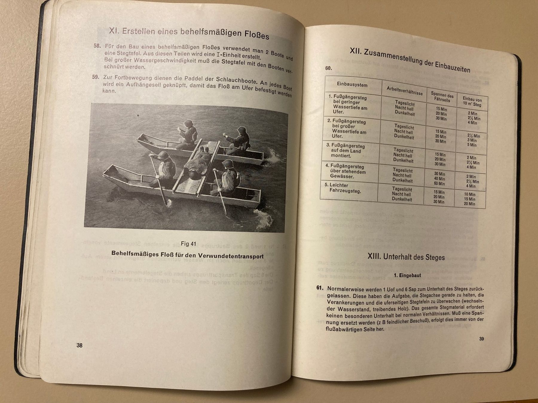 Bücher: Reglement: Der Steg 58 - Schweizer Armee – Gebraucht aus Brütten von Hst1 9