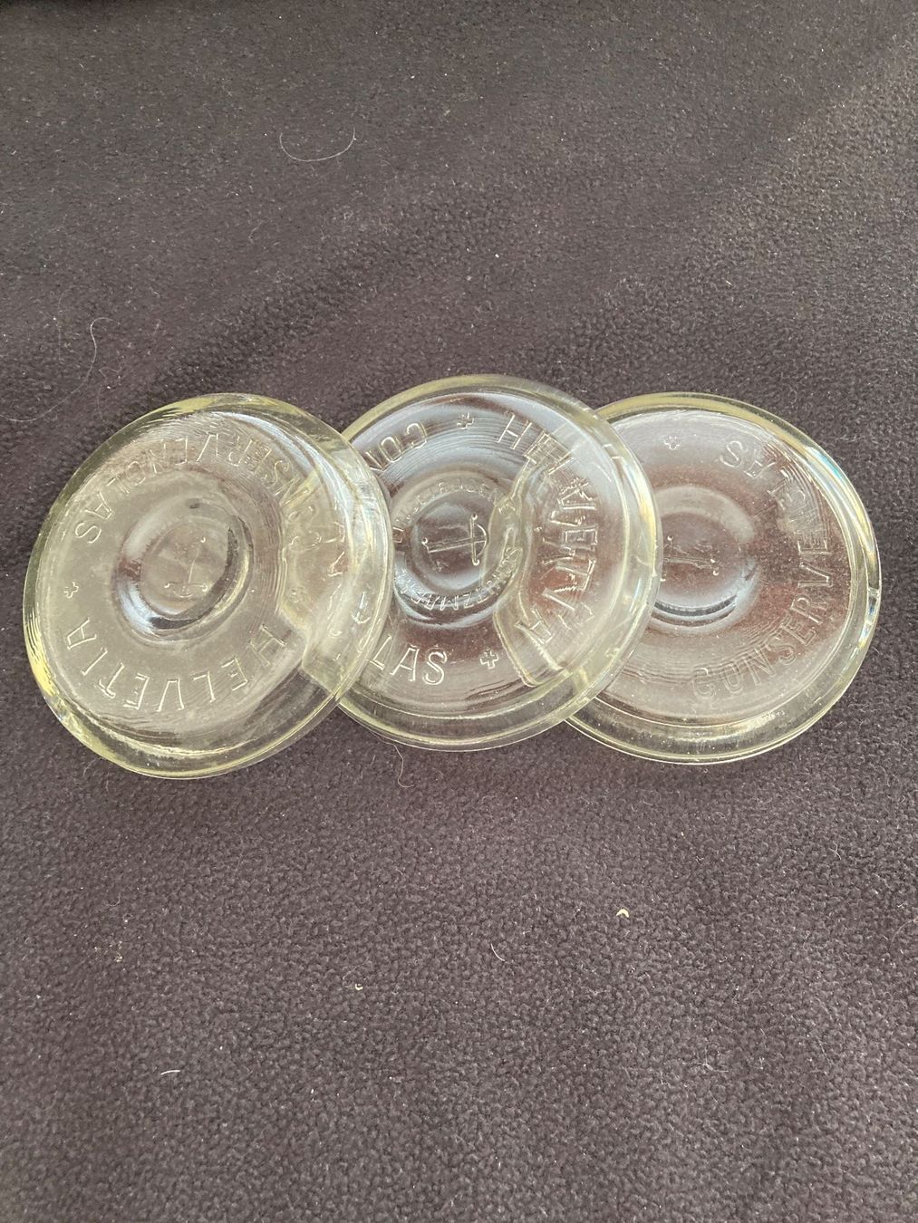 Küchengeräte: alte Glasdeckel zu Einmachgläser – Gebraucht aus Zollikofen von gamel01