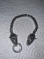 Bracelet tete de loup viking