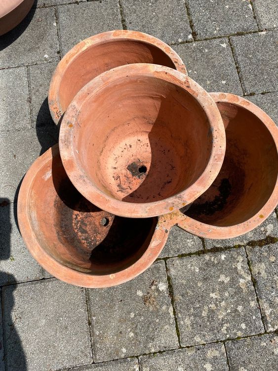 Handgetöpferter Kräutertopf Erdbeertopf Aus Terrakotta – 23 X 23 Cm, Rustikal, Mediterran