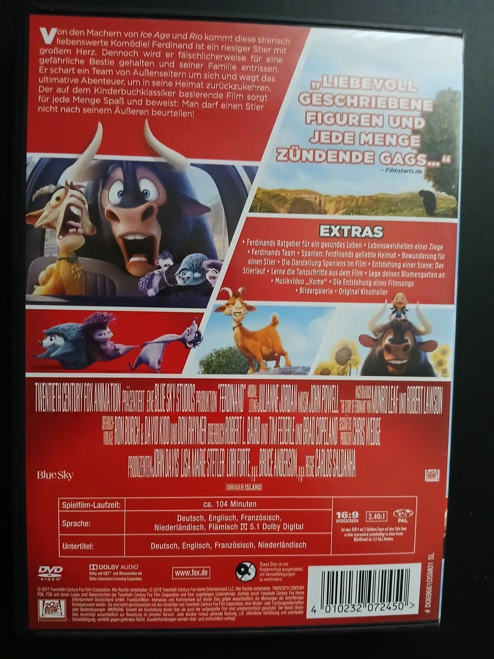 Tutti i DVDs: DVD Ferdinand geht stierisch ab – Usato da Montlingen venduto da Mabesi 1