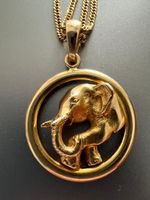 Gold Pendant Elephant Yellow Gold - 750
