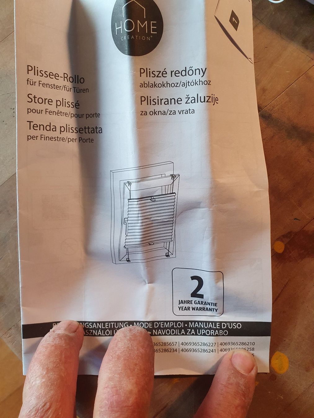 Tende da sole: Plissee-Rollo 80 x 200 cm – Usato da Zürich venduto da loosebone 4