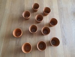 Backformen (11 Terracotta Töpfchen) Brunch-Deko