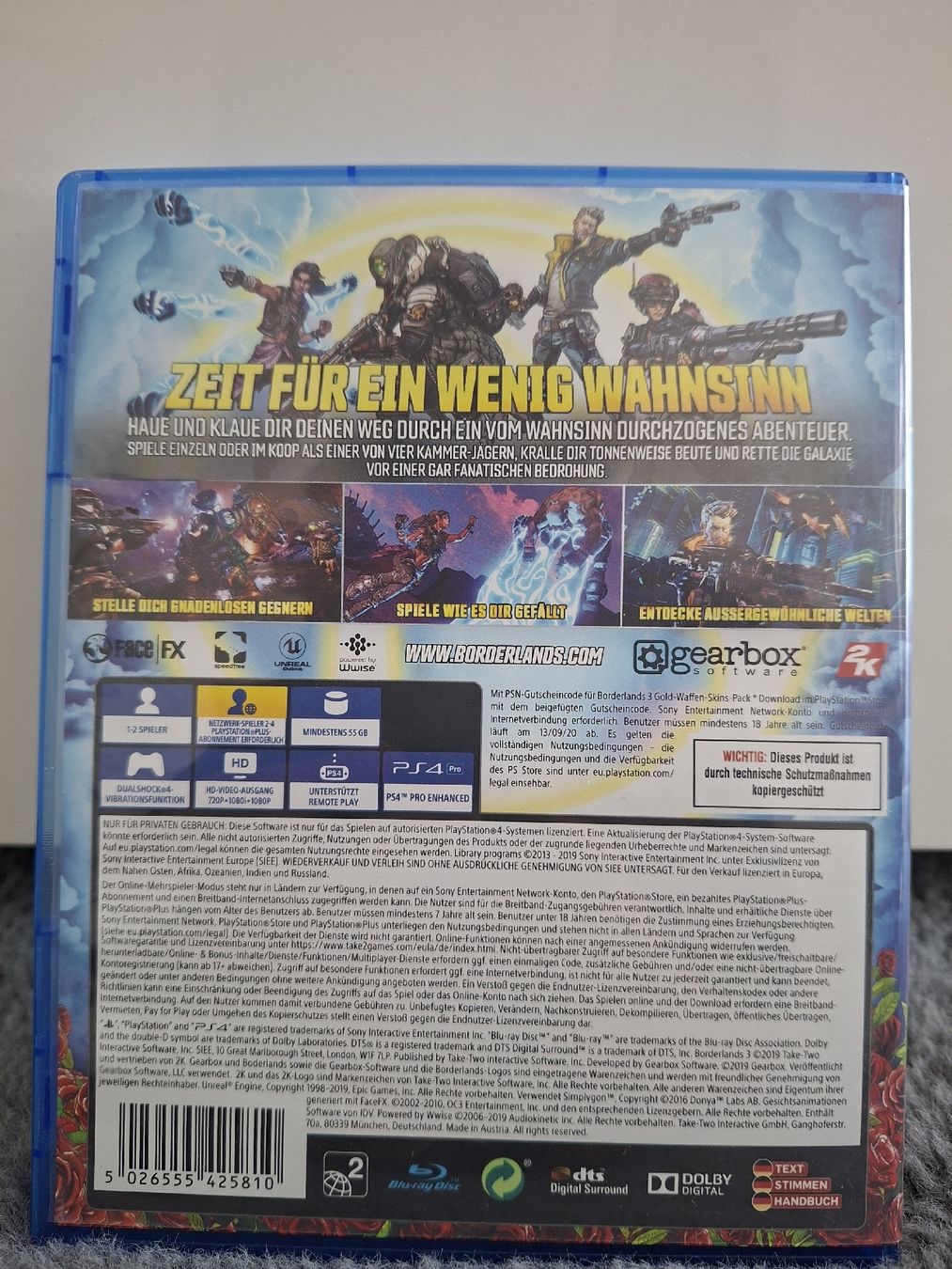 Sony Giochi: Borderlands 3 (PS4) – Nuovo (secondo la descrizione) da Zürich venduto da schlizohr 1