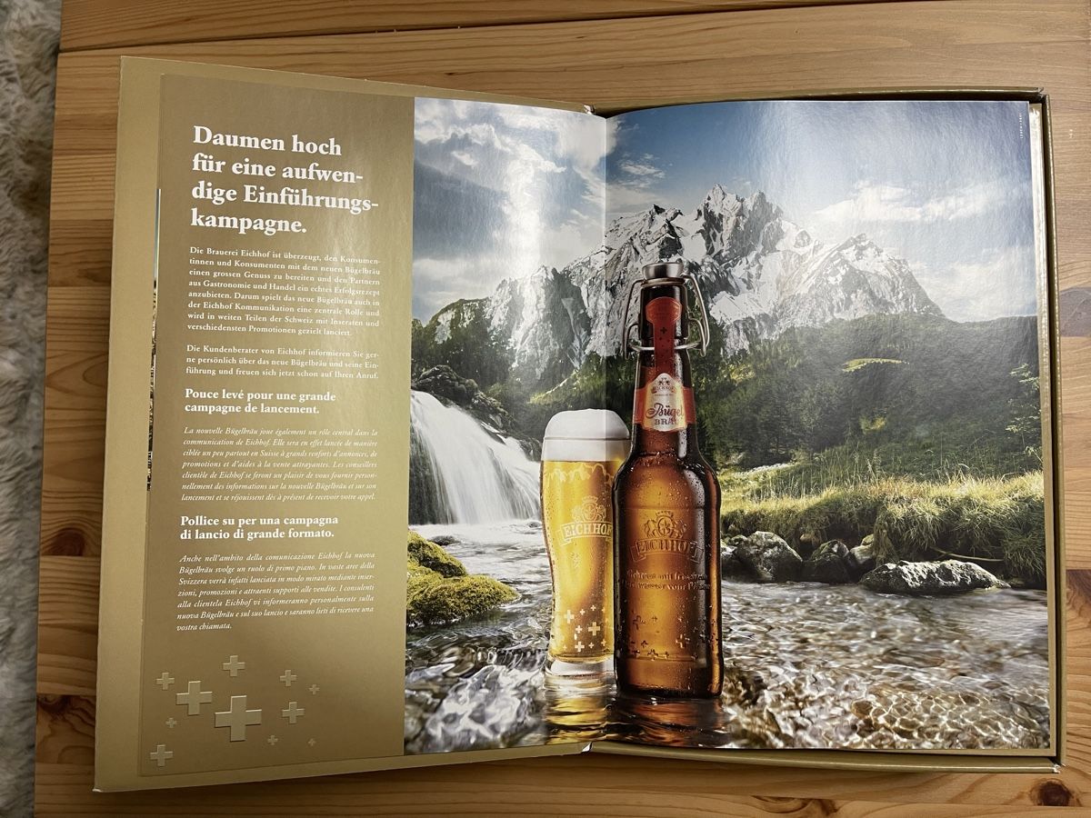 Tutte le decorazioni: BRAUEREI EICHHOF LUZERN BÜGELBRÄU – Nuovo e nell'imballaggio originale da Küssnacht am Rigi venduto da Koala73 3