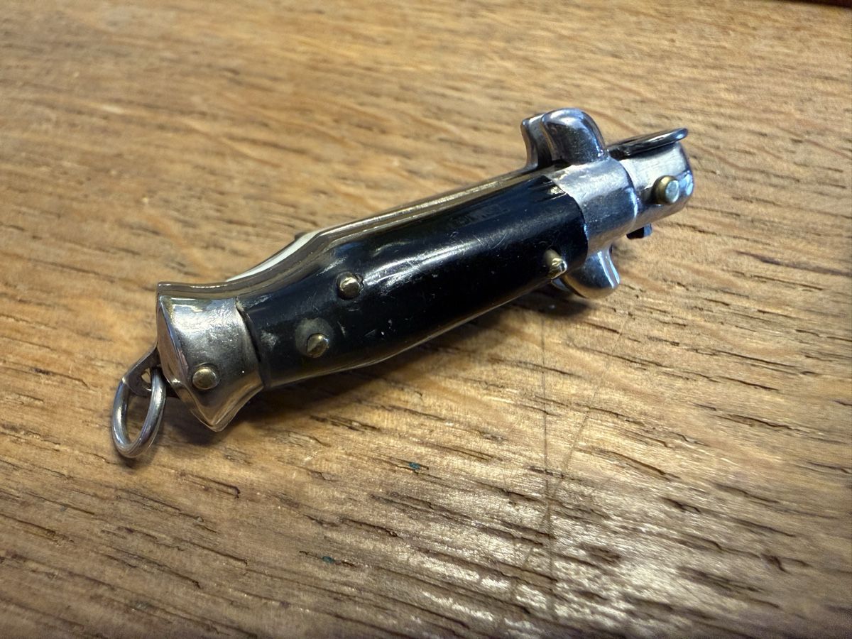 Taschenmesser: Taschenmesser Automatik LEGALES Sackmesser – Gebraucht aus Goldach von Donpancho 1