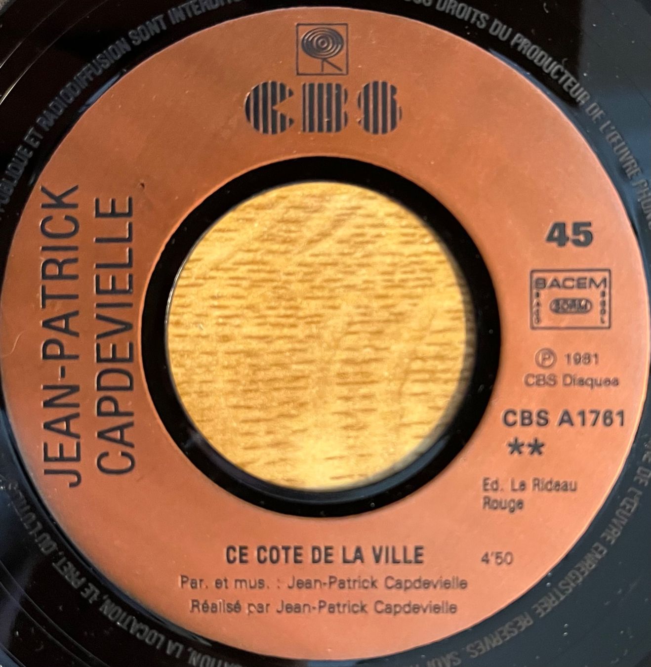 Schallplatten: JEAN-PATRICK CAPDEVIELLE - SENORITA – Gebraucht aus Bussigny von vinyl-pas-cher 3