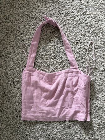 Hollister Top Leinen