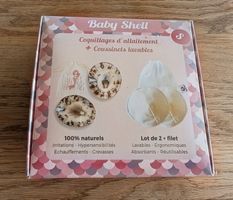NEU - Baby Shell Stillmuscheln mit Stilleinlagen, Small