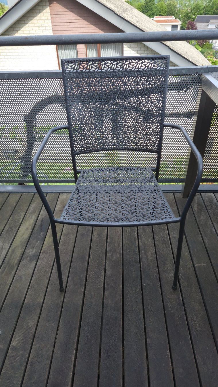 Set di tavolo e panche: Granittisch 240x100cm | Outdoor | Anthrazit/Silber – Usato da Däniken SO venduto da BeniSteiner 3