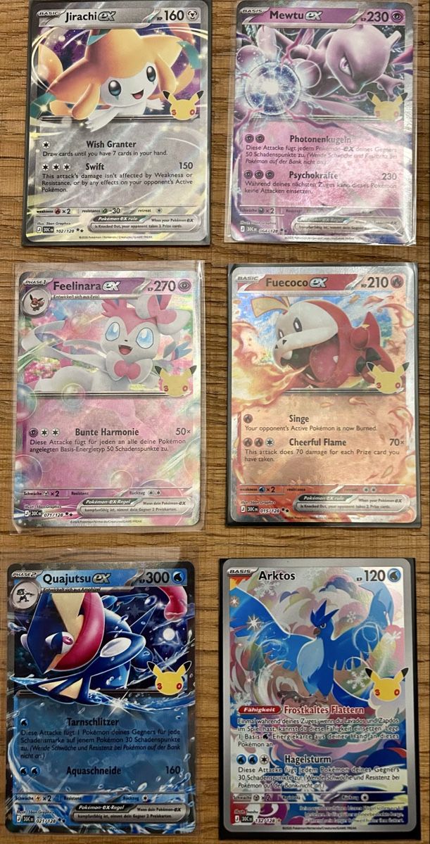 Pokémon Sammelbilder & Trading cards: Pokémon 30th 13 ex Karten gemischt – Neu (gemäss Beschreibung) aus Oberrieden von Mezz9 1