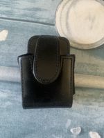 Étui en cuir noir pour pager