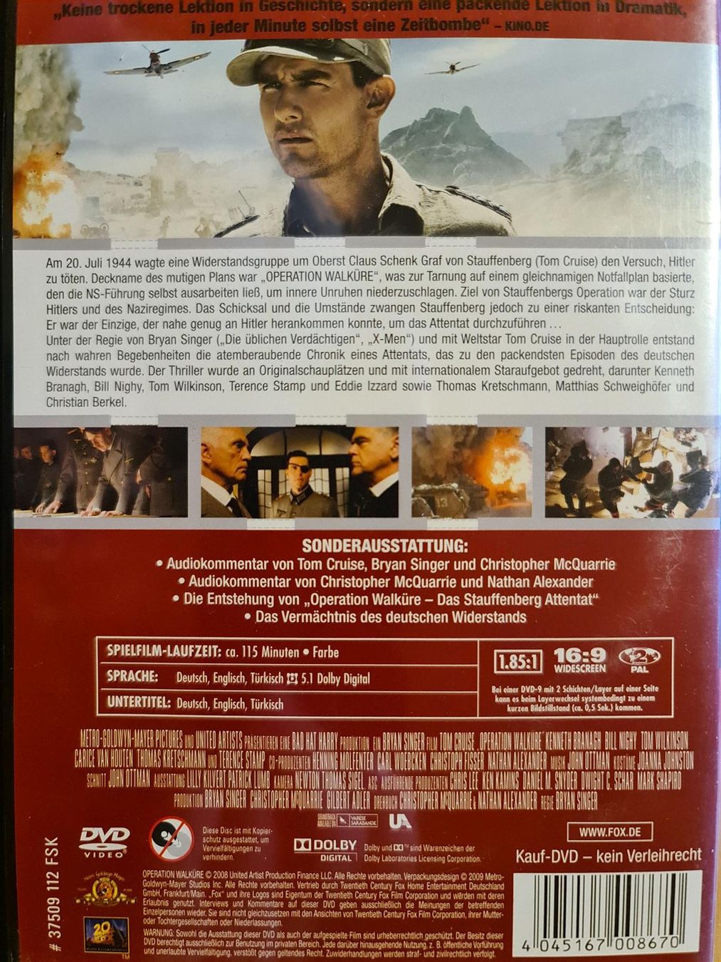 Tutti i DVDs: DVD Operation Walküre – Usato da Dintikon venduto da Vexi 1