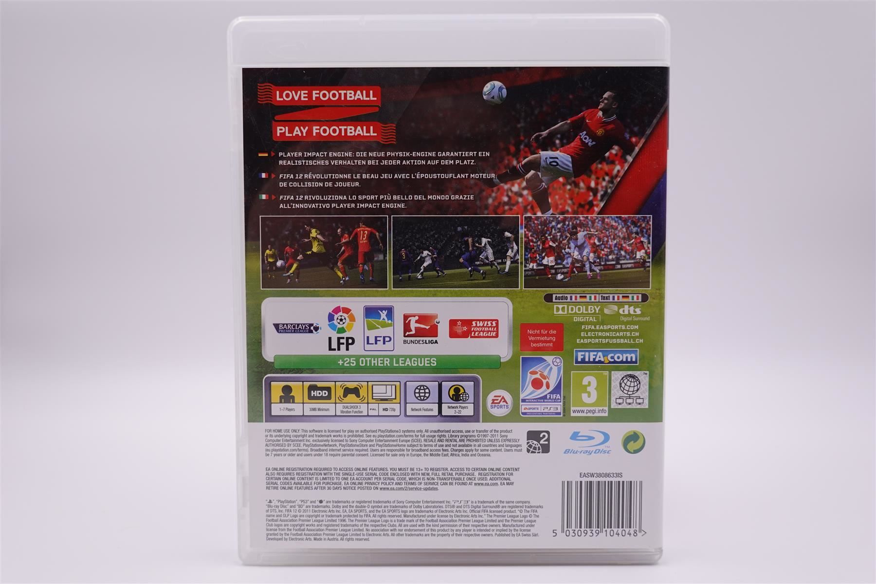 Sony Spiele: FIFA 12 (PS3) – Gebraucht aus Herisau von ZelliZone 1