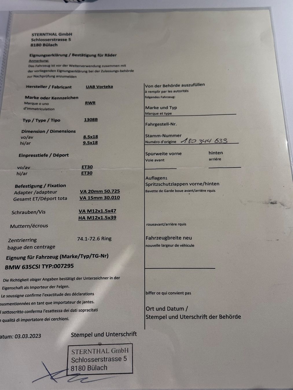 BMW Cerchioni: Rotiform Look Bmw Felgen – Usato da Kloten venduto da joe_steffen 4
