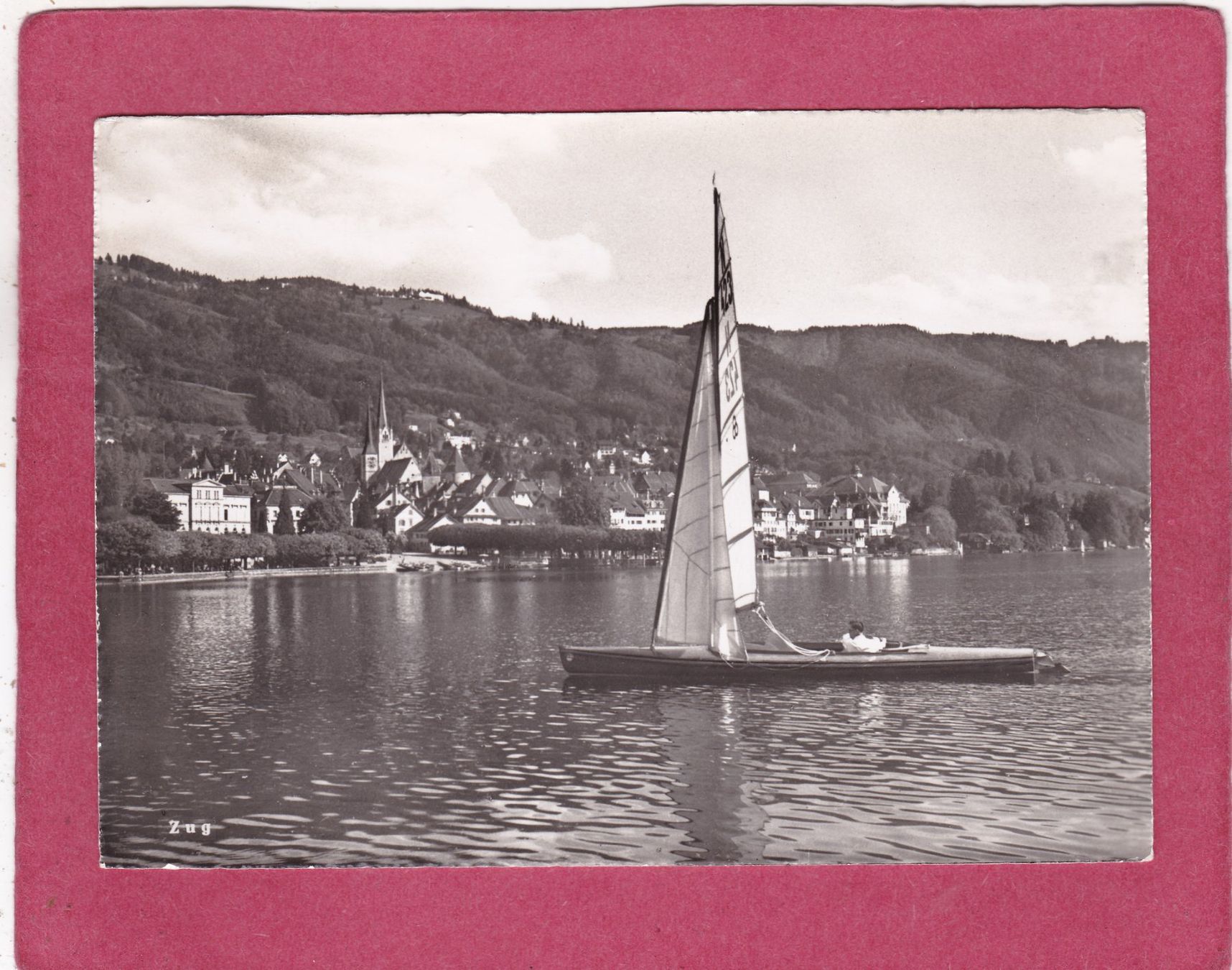 Ansichtskarten: Zug 1956 – Gebraucht aus Herisau von Lisegrat2008