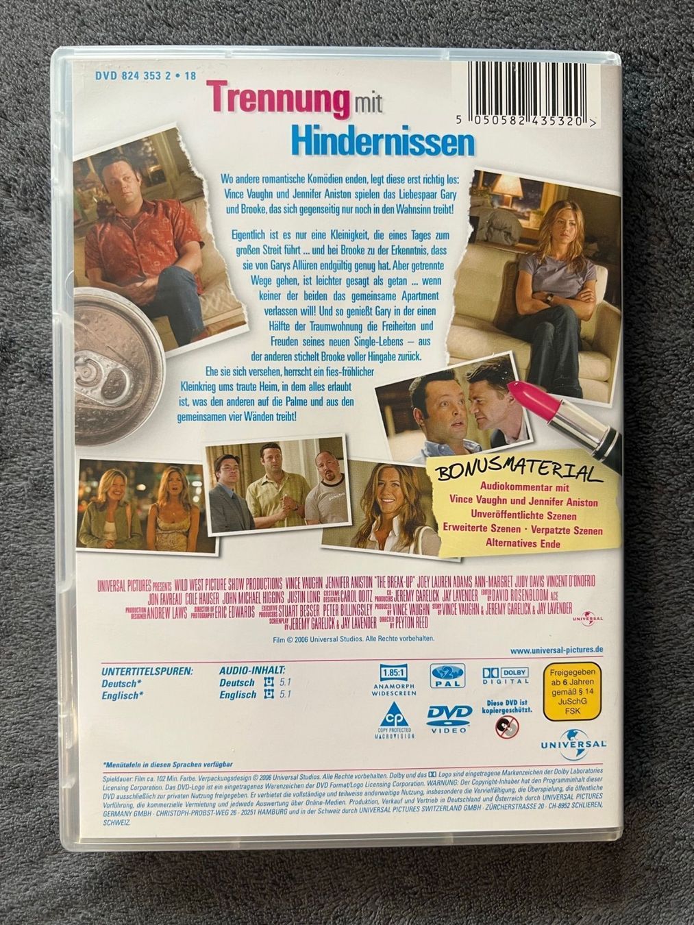 Tutti i DVDs: DVD Trennung mit Hindernissen – Usato da Regensdorf venduto da scheissspiel 1