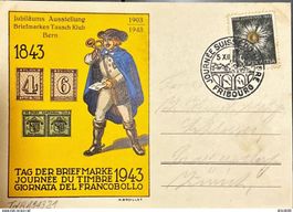 Tag der Briefmarke (TdB) 1943 mit Zusatz