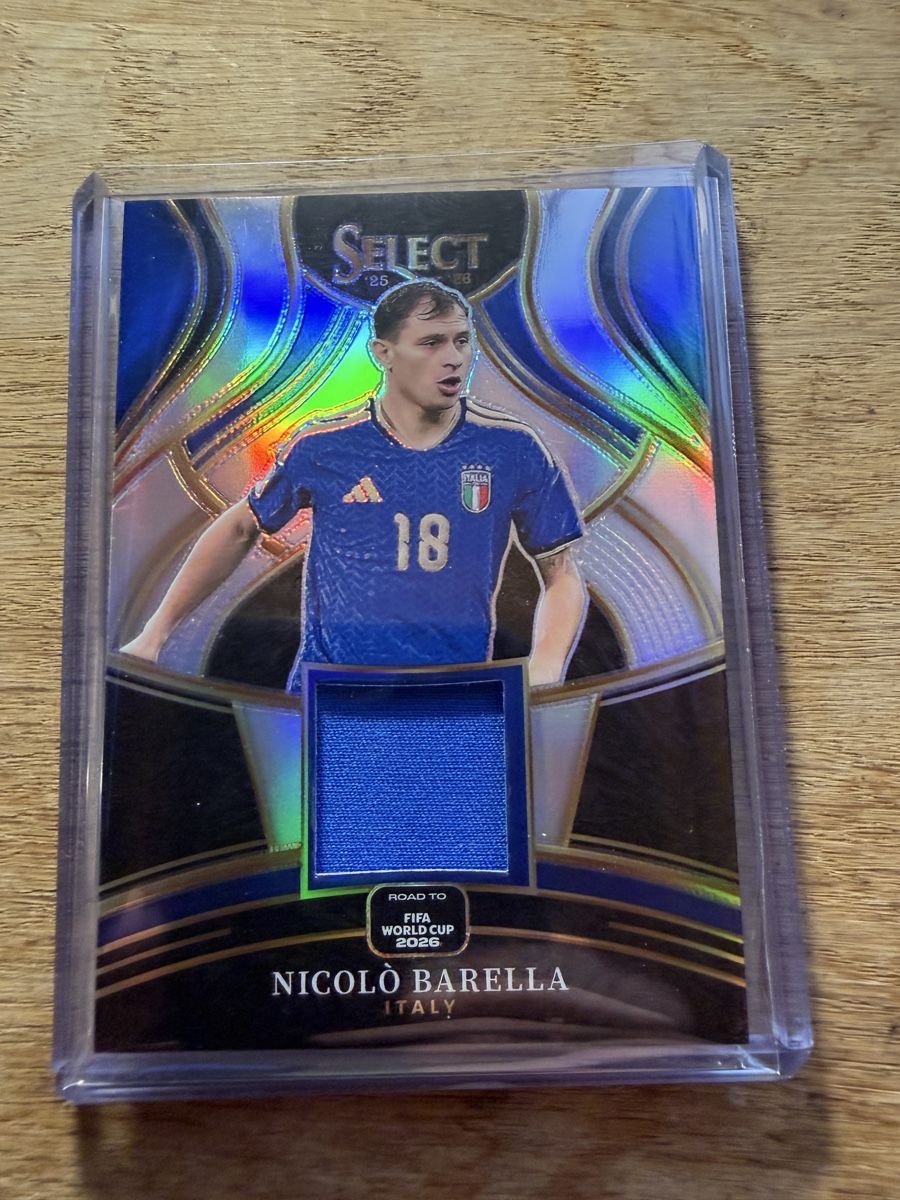 Panini Sammelbilder & Trading cards: NICOLO BARELLA 2025-26 SELECT PATCH Silver Prizm – Neu (gemäss Beschreibung) aus Goldach von pipinio