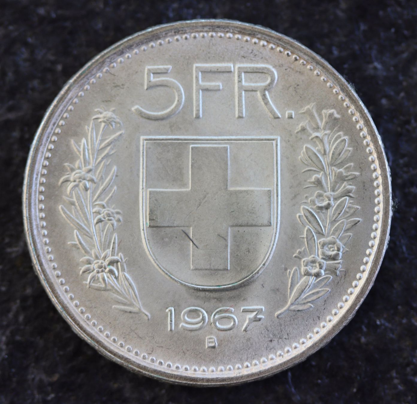 Tutti le monete: 5 CHF 1967 – Usato da Rheinfelden venduto da Fitscherella