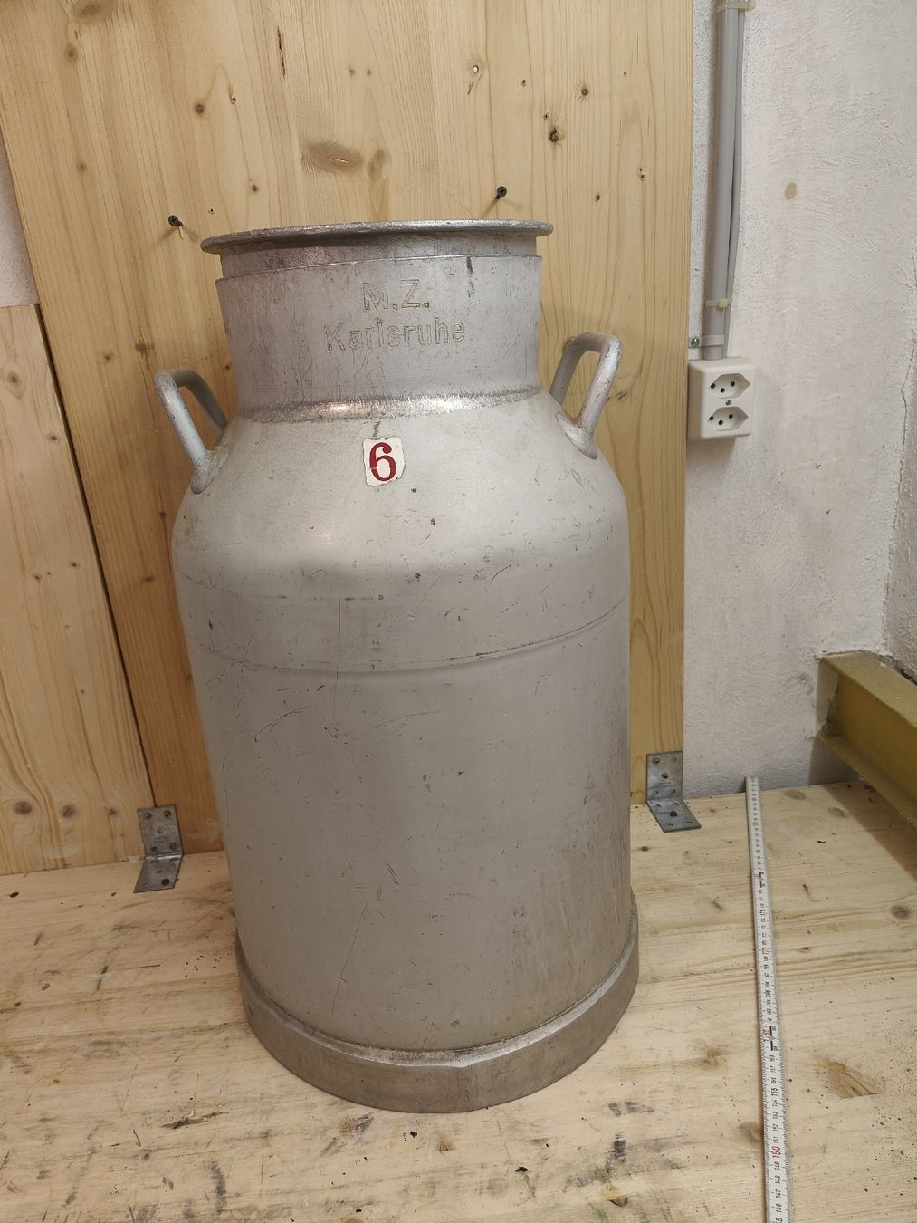 Agricoltura: Milchkanne alt Alu 40 Liter  – Usato da Schaffhausen venduto da b-chriss