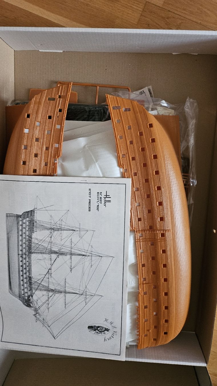 Heller Kit di modellismo & Modellini statici: Heller 1:100 H.M.S. Victory Modellbausatz Schiff Bausatz – Nuovo (secondo la descrizione) da Uster venduto da CosyBlue 2