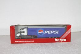 Herpa LKW Scania Sattelzug Pepsi 1:87