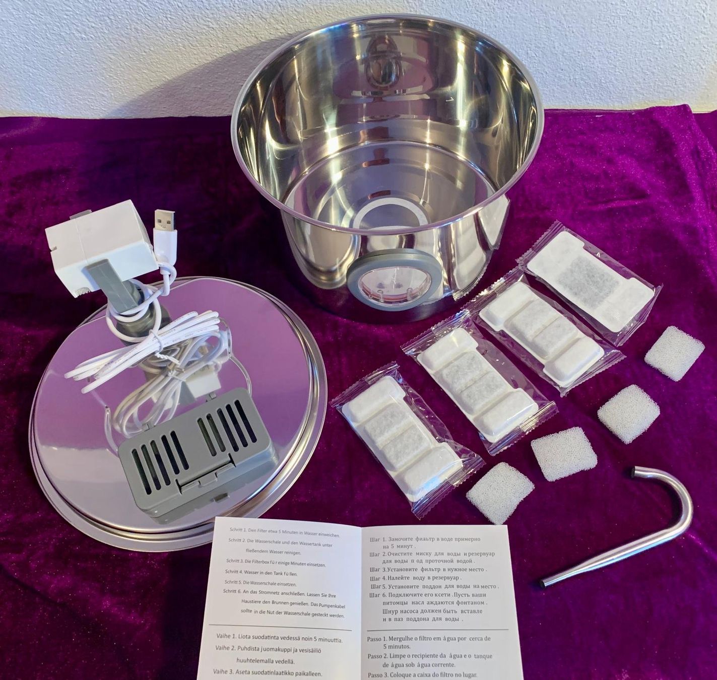 Stagni & Fontane ornamentali: Trinkbrunnen neu – Nuovo e nell'imballaggio originale da Münchwilen TG venduto da Caroline_T. 1
