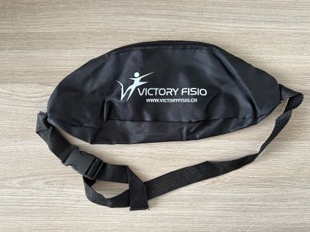 Schwarze Victory Fisio Gürteltasche