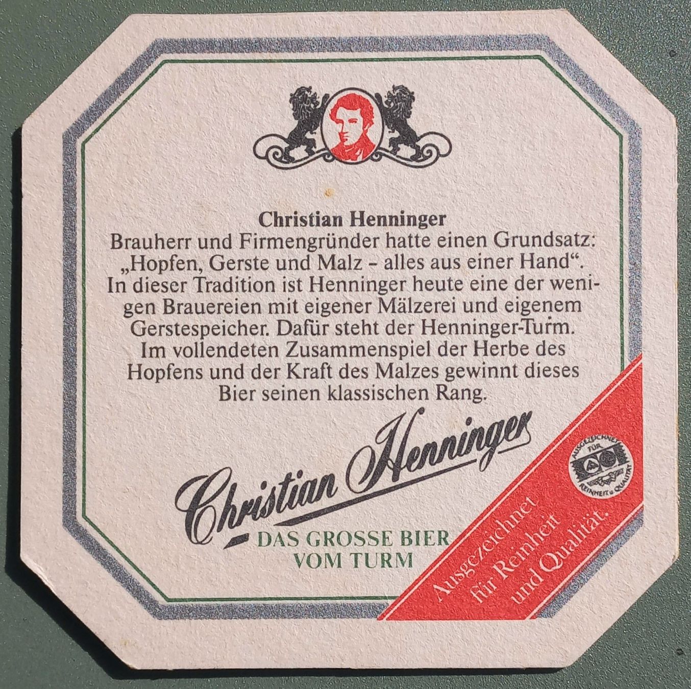Sottobicchieri: Bierdeckel - Henniger - D - 80er Jahre – Usato da Niederuzwil venduto da lubimaja 1