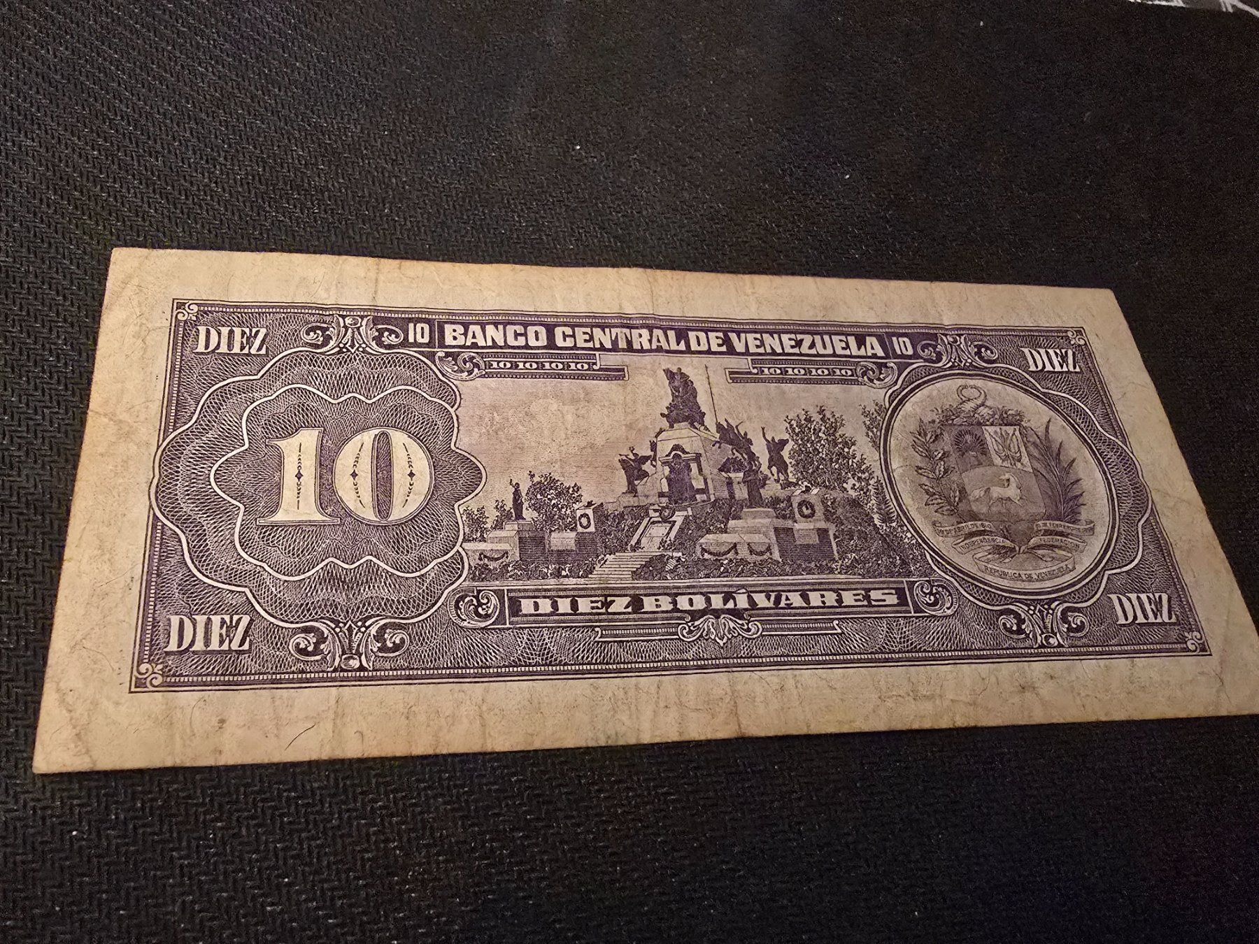 Banknoten: Billet Venezuela 10 – Gebraucht aus Petit-Lancy von Minnie26 1