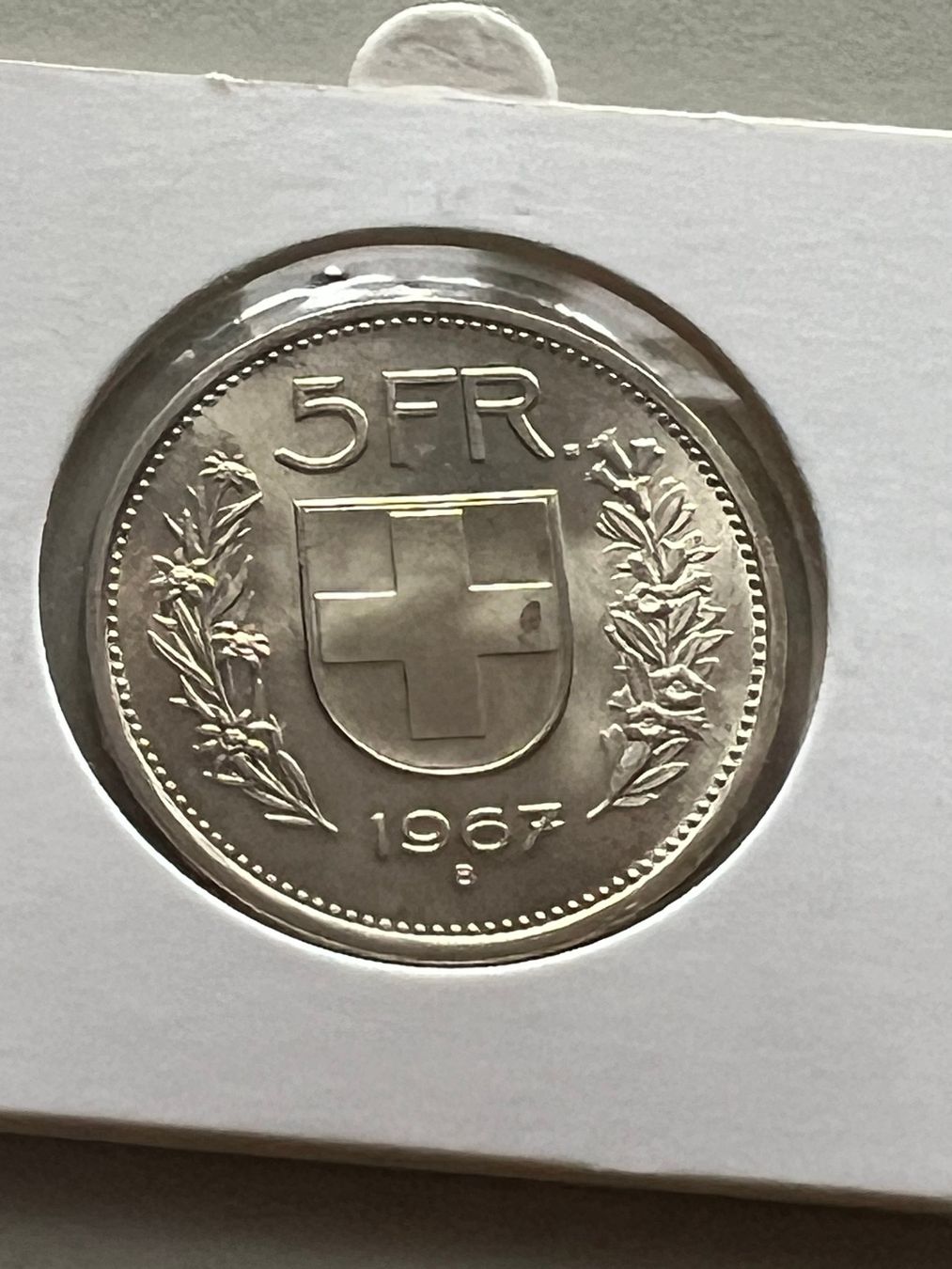 Tutti le monete: 5 Fr. 1967 – Usato da Schötz venduto da Odpa