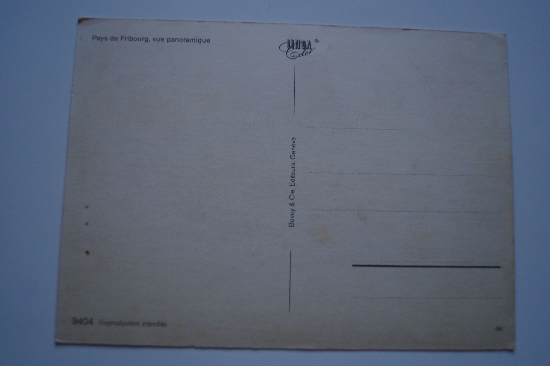 Cartoline postali: Fribourg/Freiburg- Panorama – Usato da Scheid venduto da dirauls 1