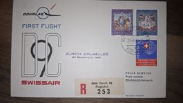 Swissair Zürich - Bruxelles 20.09.1966