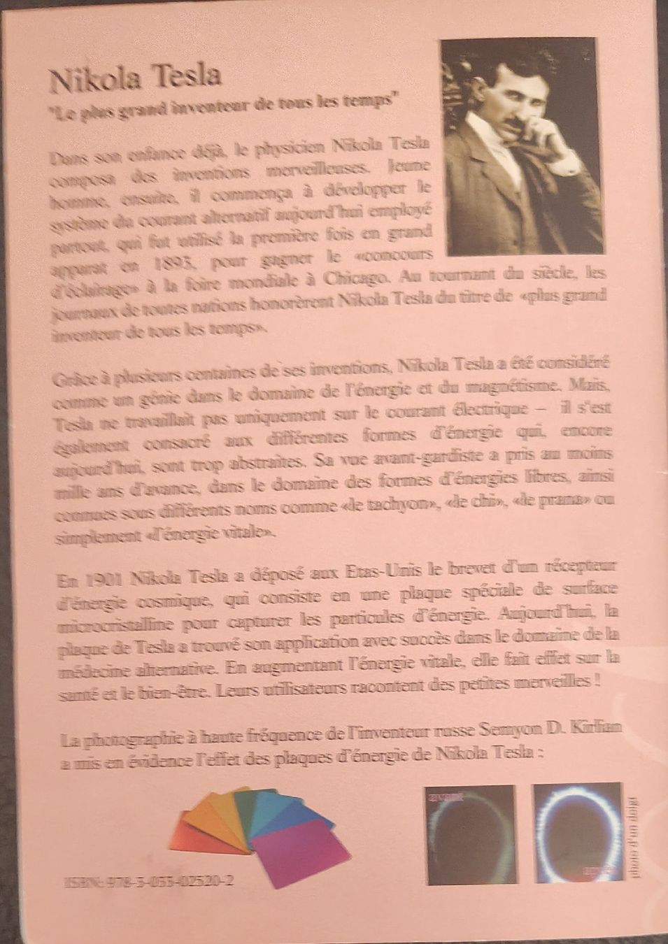 Autres soins du corps: plaque energie tesla – Neuf avec emballage d'origine à St-Imier par cha_5lnt 4