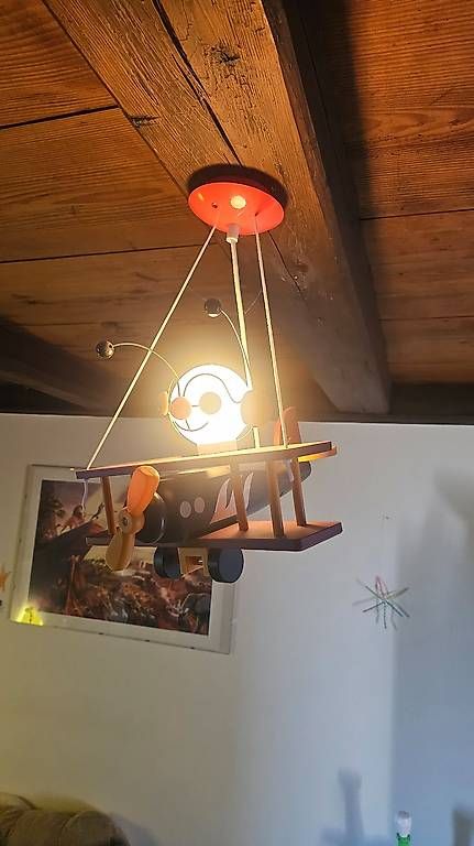 Lampade: Lampe flugzeug holz kinderzimmer – Nuovo (secondo la descrizione) da Grosswangen venduto da Glod 2