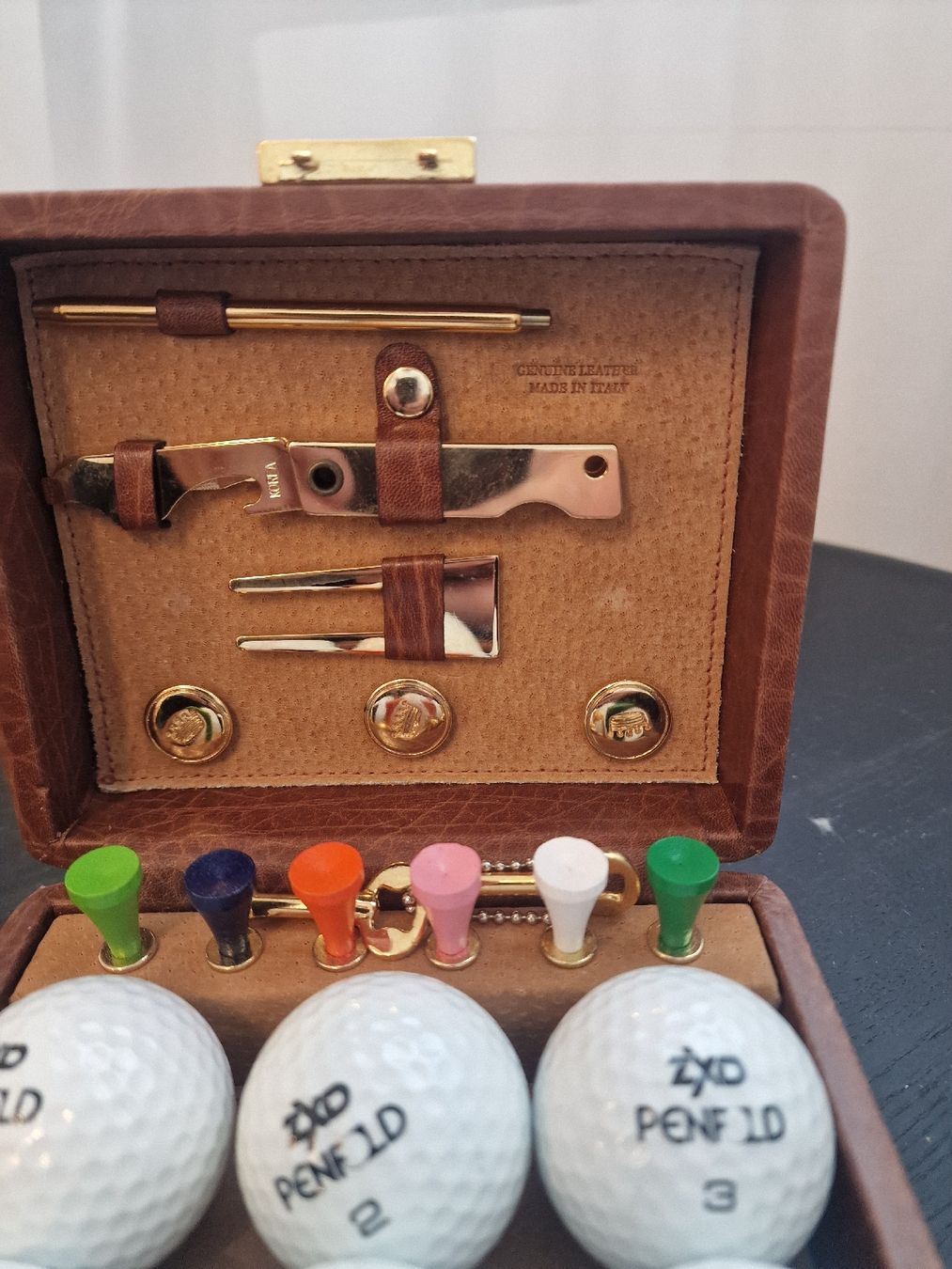 Schläger & Sets: Golf Geschenkset im Lederetui - Perfekt für Golfer – Neu und originalverpackt aus wallisellen von Murat-440 2