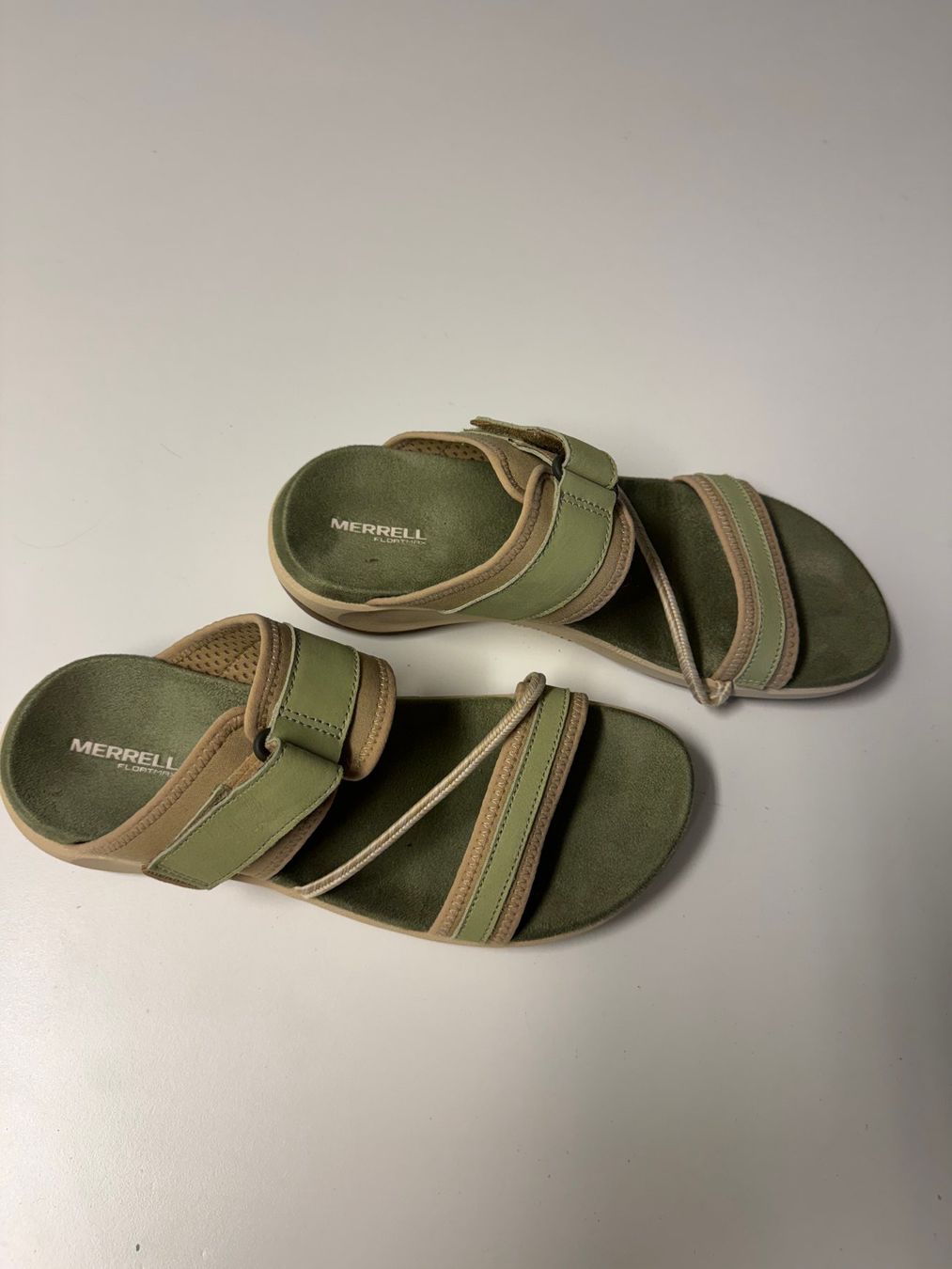 Merrell Scarpe da donna: MERRELL Terran 4 Slide aus Glattleder mit Textil – Nuovo (secondo la descrizione) da Luzern venduto da clape68 1