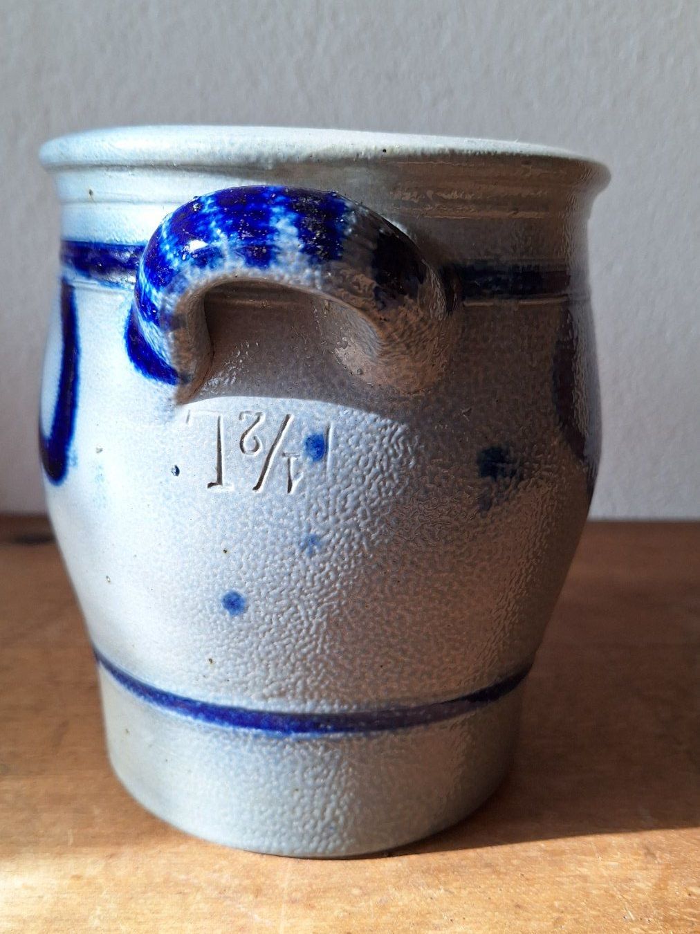 Töpfe: Vintage Steingut  Schmalztopf 0,5Liter – Gebraucht aus Dornach von majo8689 1