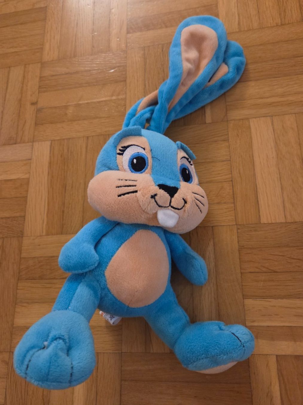 Migros Jouets: Plüschtier Hase blau – D'occasion à Winterthur par SilWi