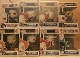 lot de funko pop horreur et rick et morty
