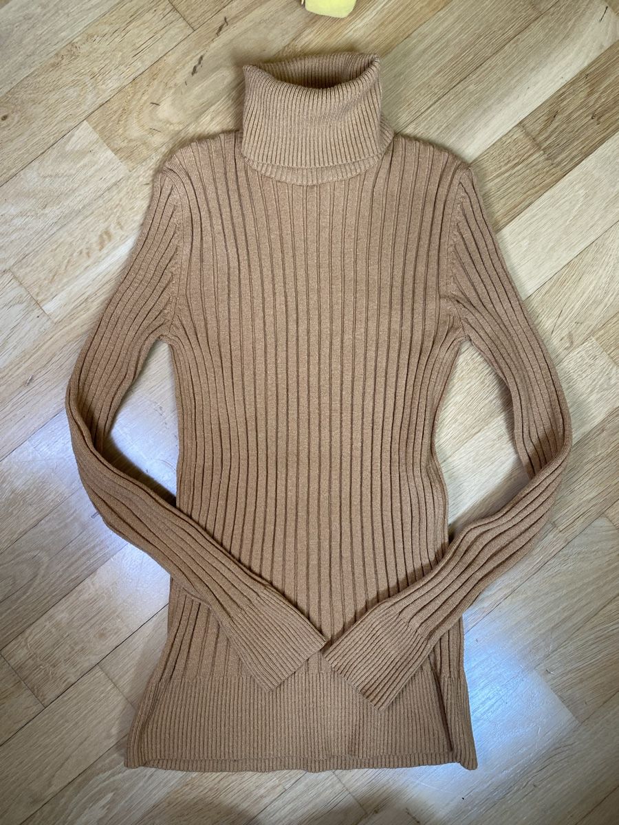 Maglioni & Felpe: Karamell Rollkragenpullover XS mit Wolle&Viscose – Usato da Zürich venduto da Mariaov