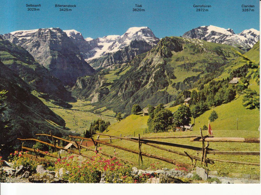 Ansichtskarten: Braunwald 1982 – Gebraucht aus Bürglen TG von StampGraf