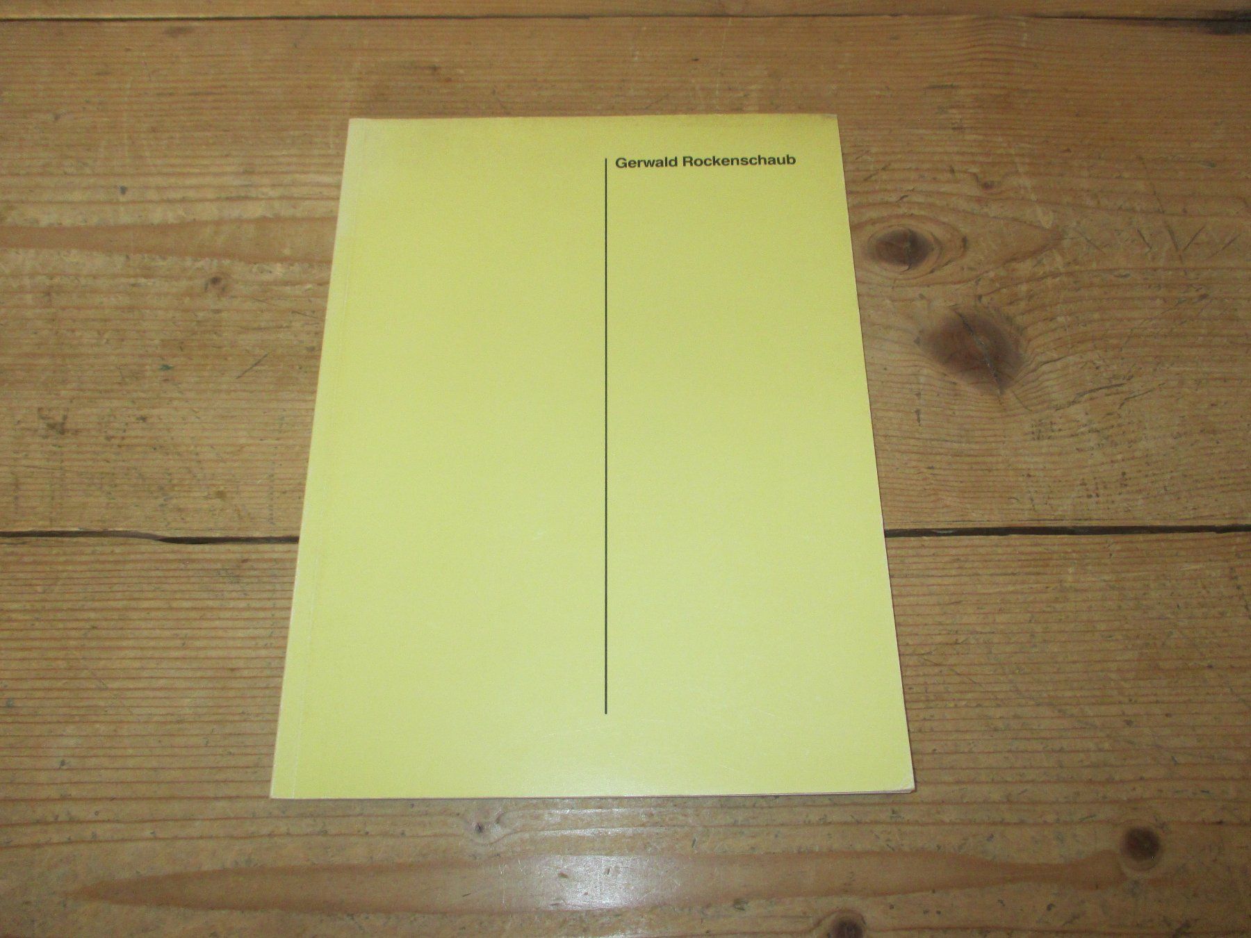 Livres: Gerwald Rockenschaub – D'occasion à Flims - Dorf par Stagediver